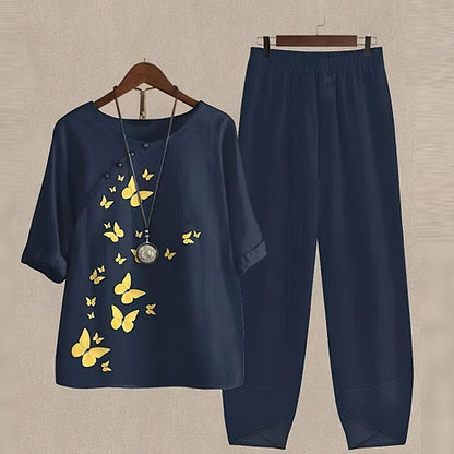 Stylish 2-Piece Women's Summer Outfit Set - Pexav