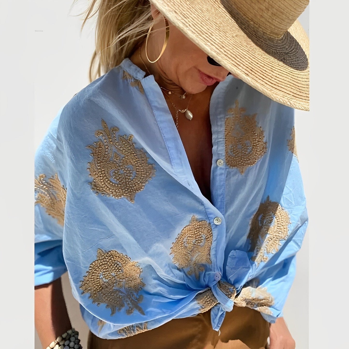 Fashionable Women's Blouse Isabelle - Pexav