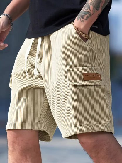 Fashionable Khaki Cotton Casual Pants - Pexav
