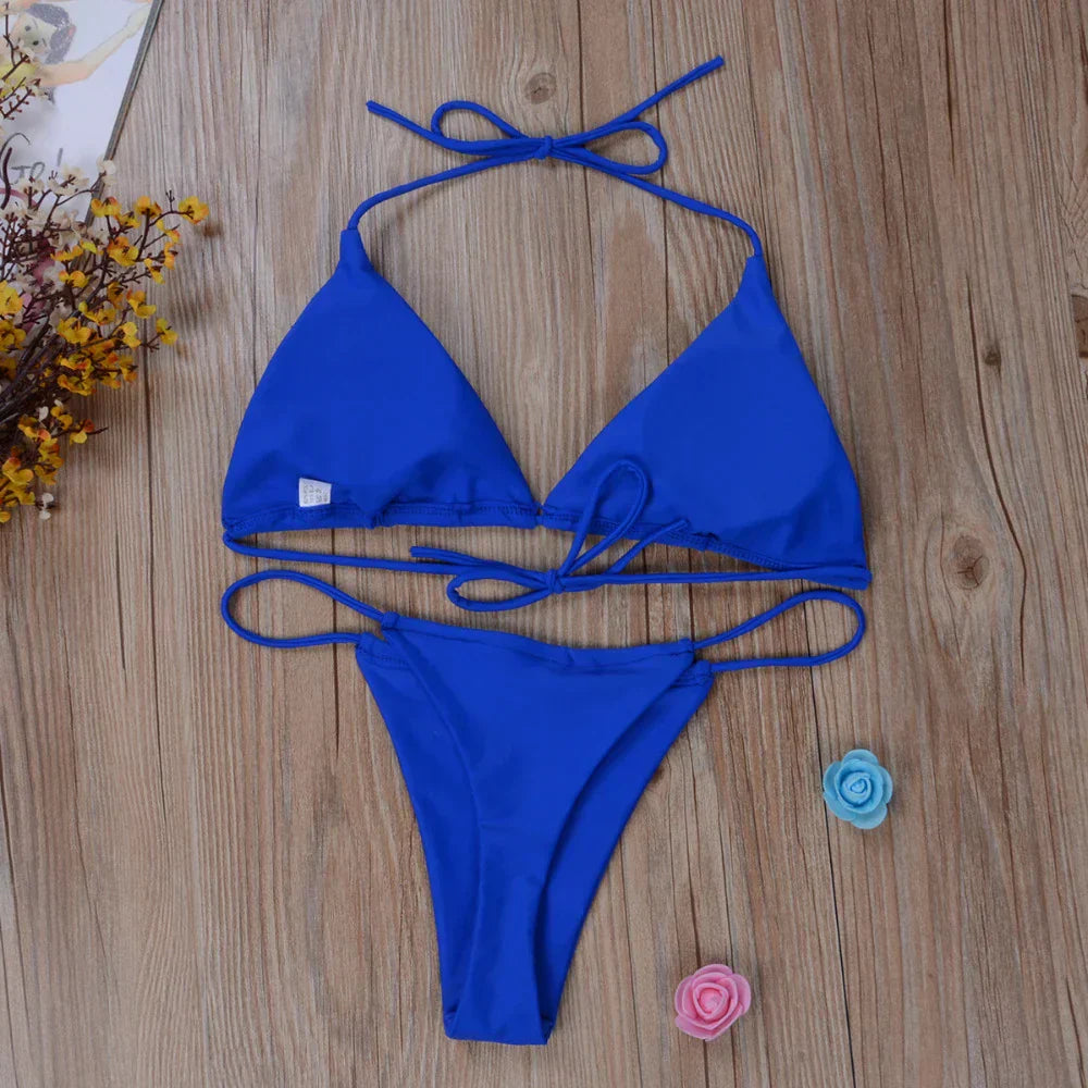 Trendy Bikini Set - Elena-Bordeaux-S-Nora Luxe