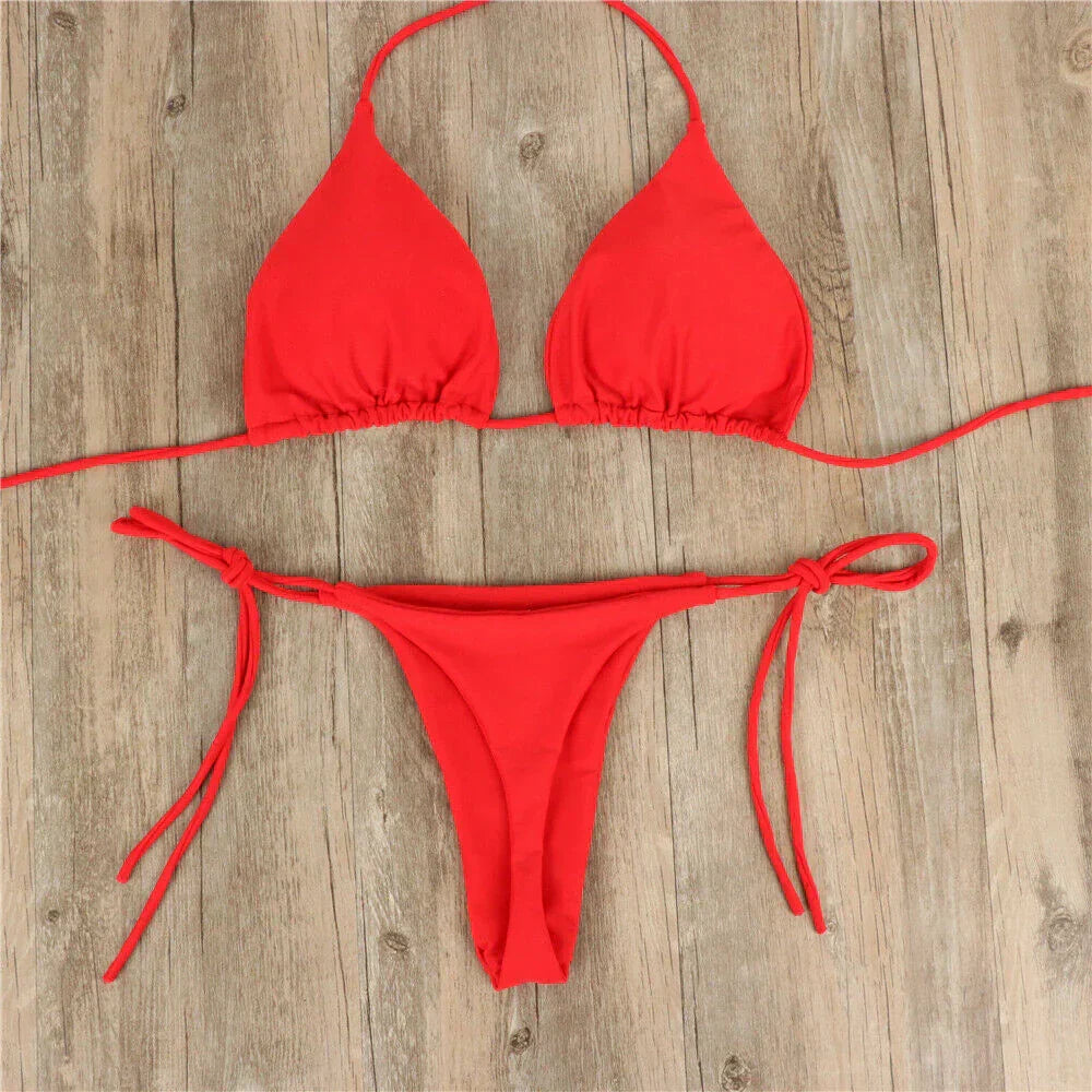 Trendy Bikini Set - Elena-Bordeaux-S-Nora Luxe