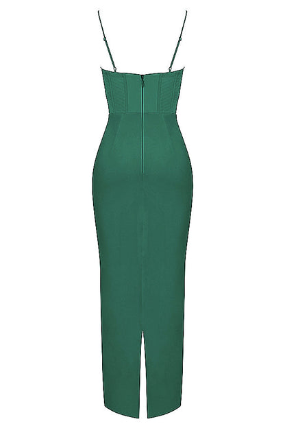 Trendy Corset Maxi Dress - Isabella-Black-XS-Nora Luxe