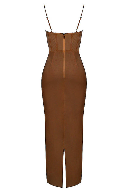 Trendy Corset Maxi Dress - Isabella-Black-XS-Nora Luxe