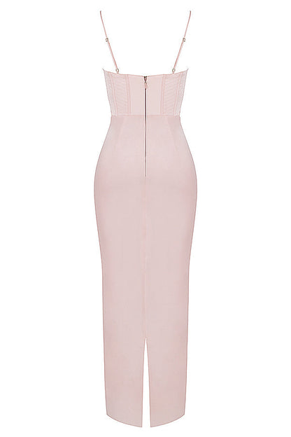 Trendy Corset Maxi Dress - Isabella-Black-XS-Nora Luxe
