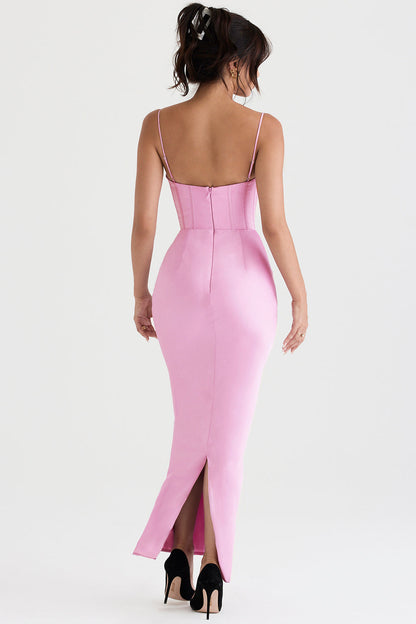 Trendy Corset Maxi Dress - Isabella-Black-XS-Nora Luxe