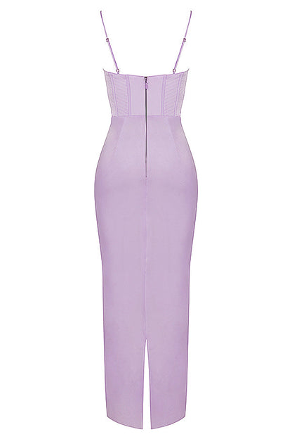 Trendy Corset Maxi Dress - Isabella-Black-XS-Nora Luxe