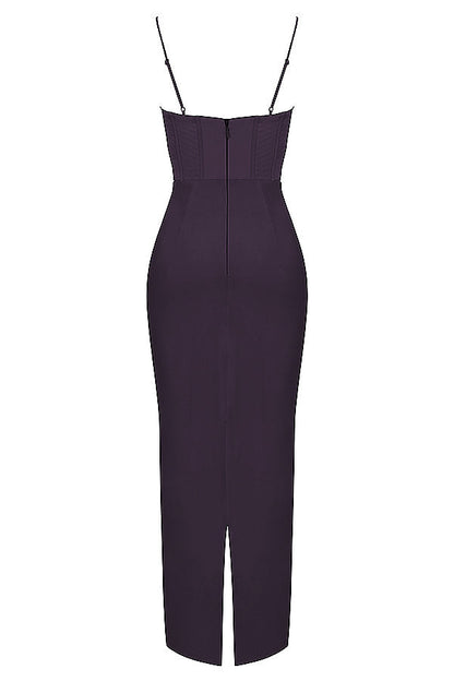 Trendy Corset Maxi Dress - Isabella-Black-XS-Nora Luxe