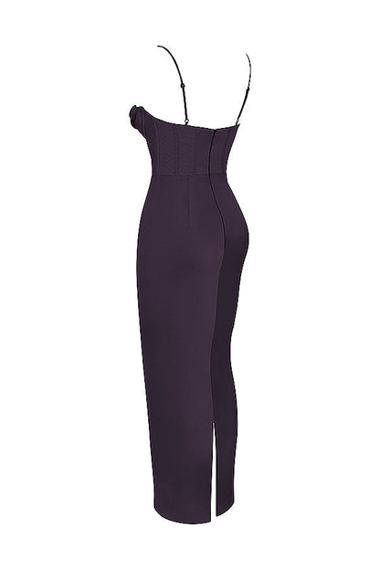 Trendy Corset Maxi Dress - Isabella-Black-XS-Nora Luxe