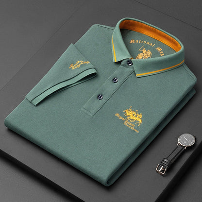 Trendy Embroidered Polo - Henry-Green-M-Nora Luxe