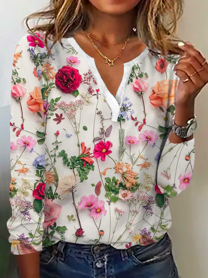 Fashion Flower Knit Sweater - Pexav
