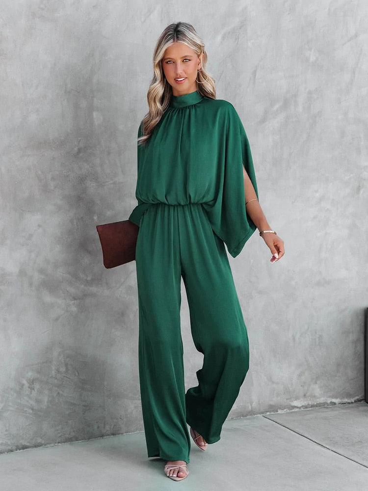 Fashionable Green Romper Dress - Pexav