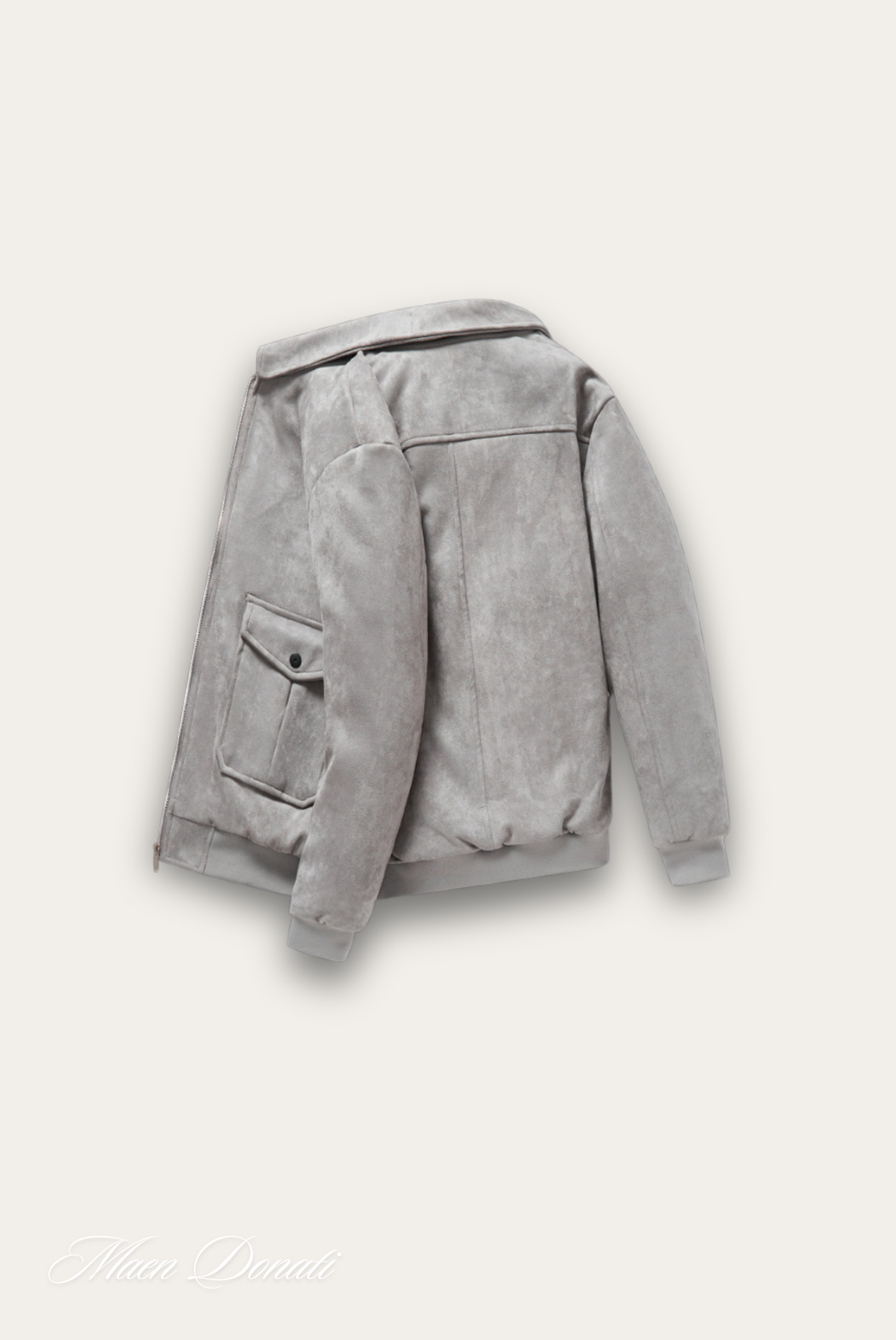 Trendy Grey Men's Jacket – Matteo-M-The Livary