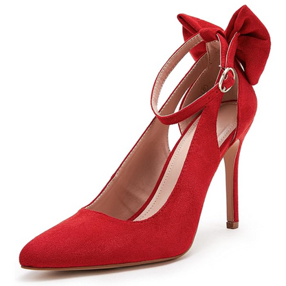 Trendy High Heels with Bow - Hailey-Black-2.5-Nora Luxe
