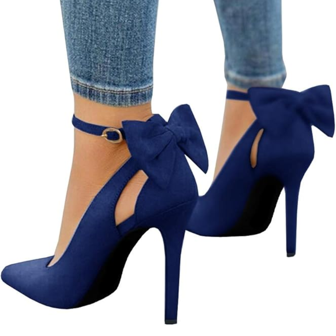 Fashionable Bow Detail High Heels - Pexav