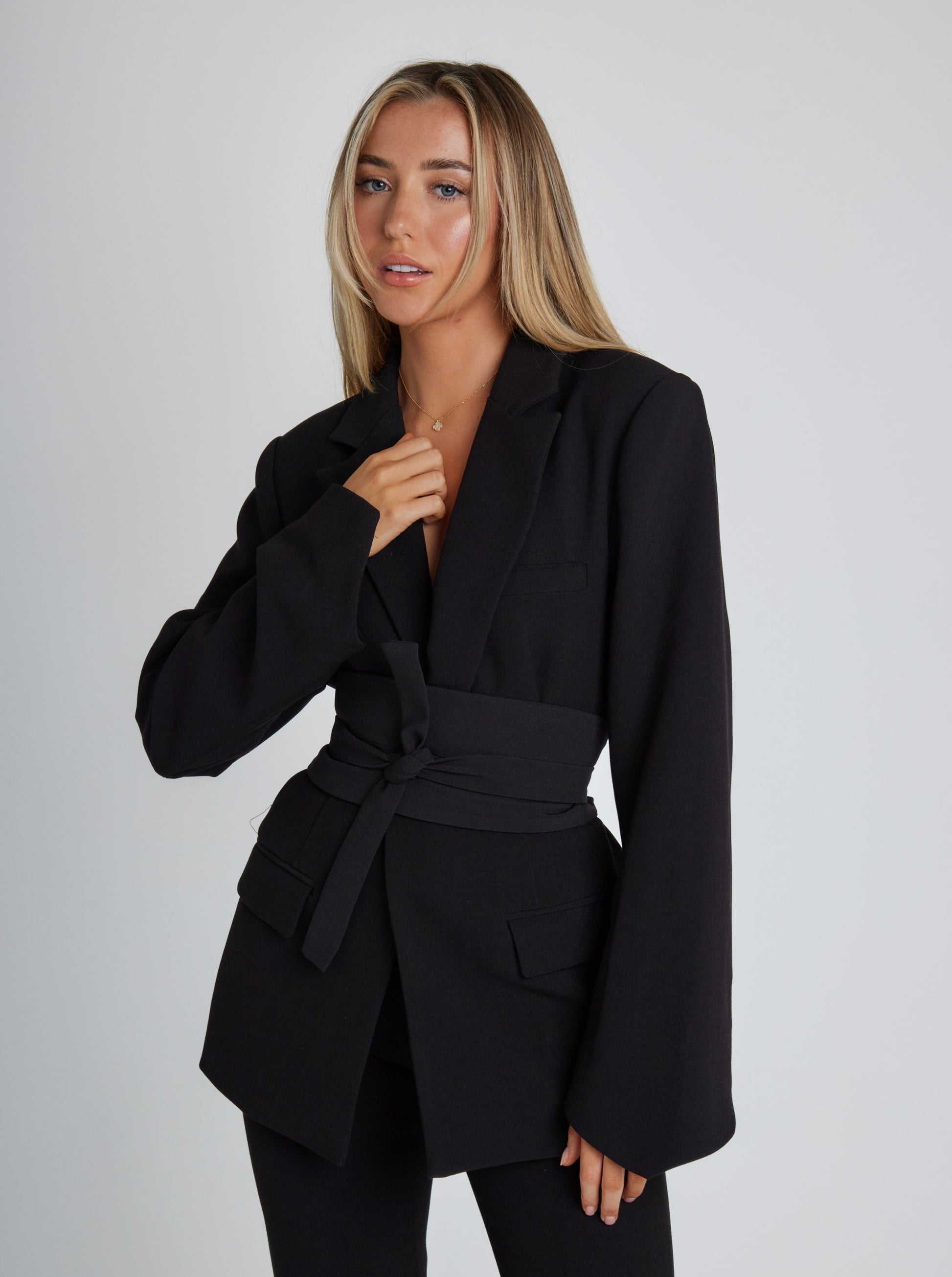 Trendy Ladies Blazer - Nora-Black-S-Nora Luxe