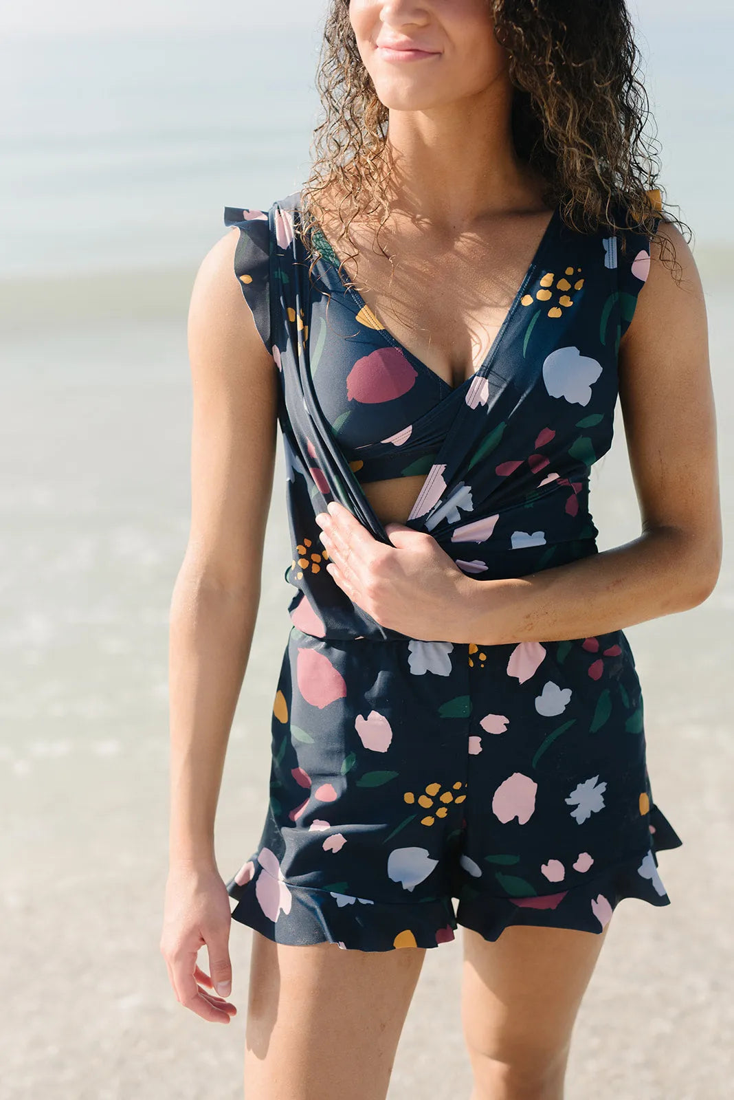 Trendy Ladies' Swimsuit – Nina-Red-XS-State of Style