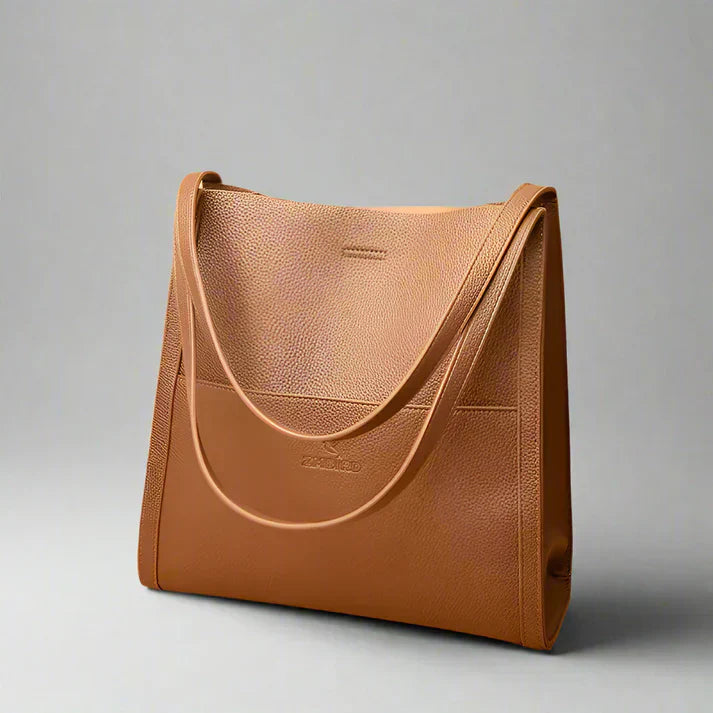 Stylish Genuine Leather Tote Bag - Pexav
