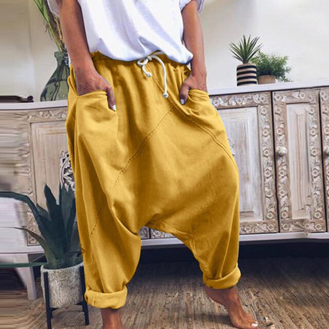 Fashionable Mens Wide Leg Harem Pants - Pexav