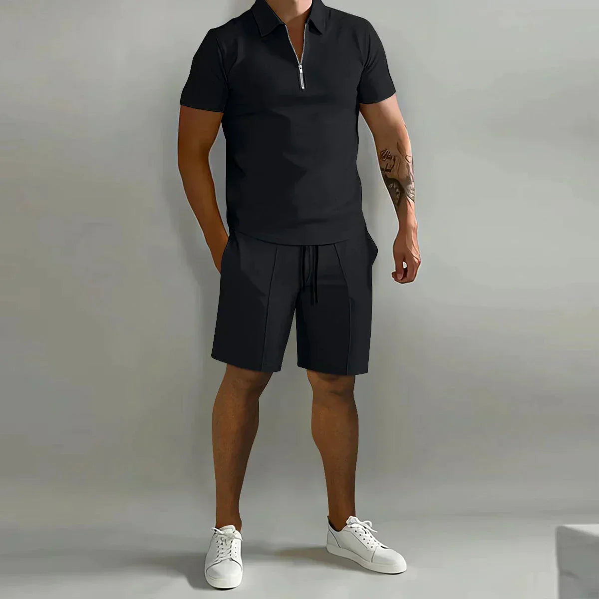 Stylish Mens Polo Shirt Set - Pexav