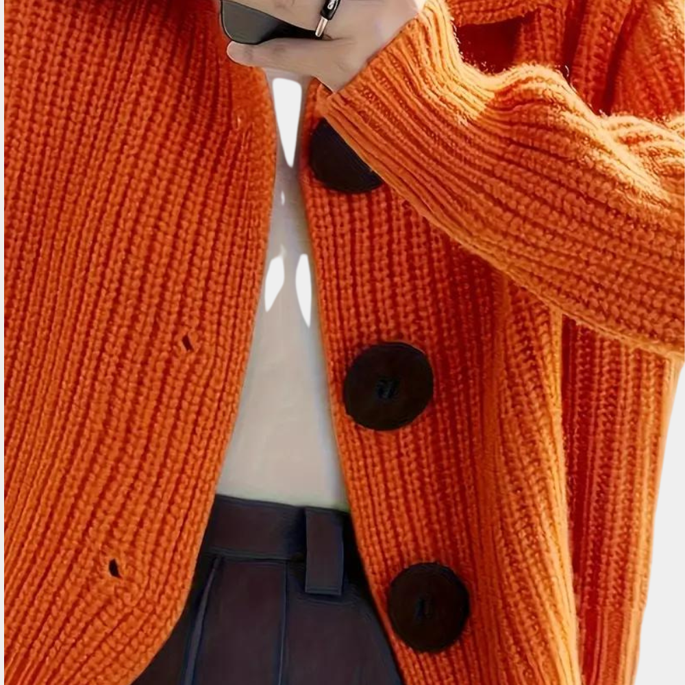 Trendy Orange Women's Jacket - Romy-XS-Nora Luxe