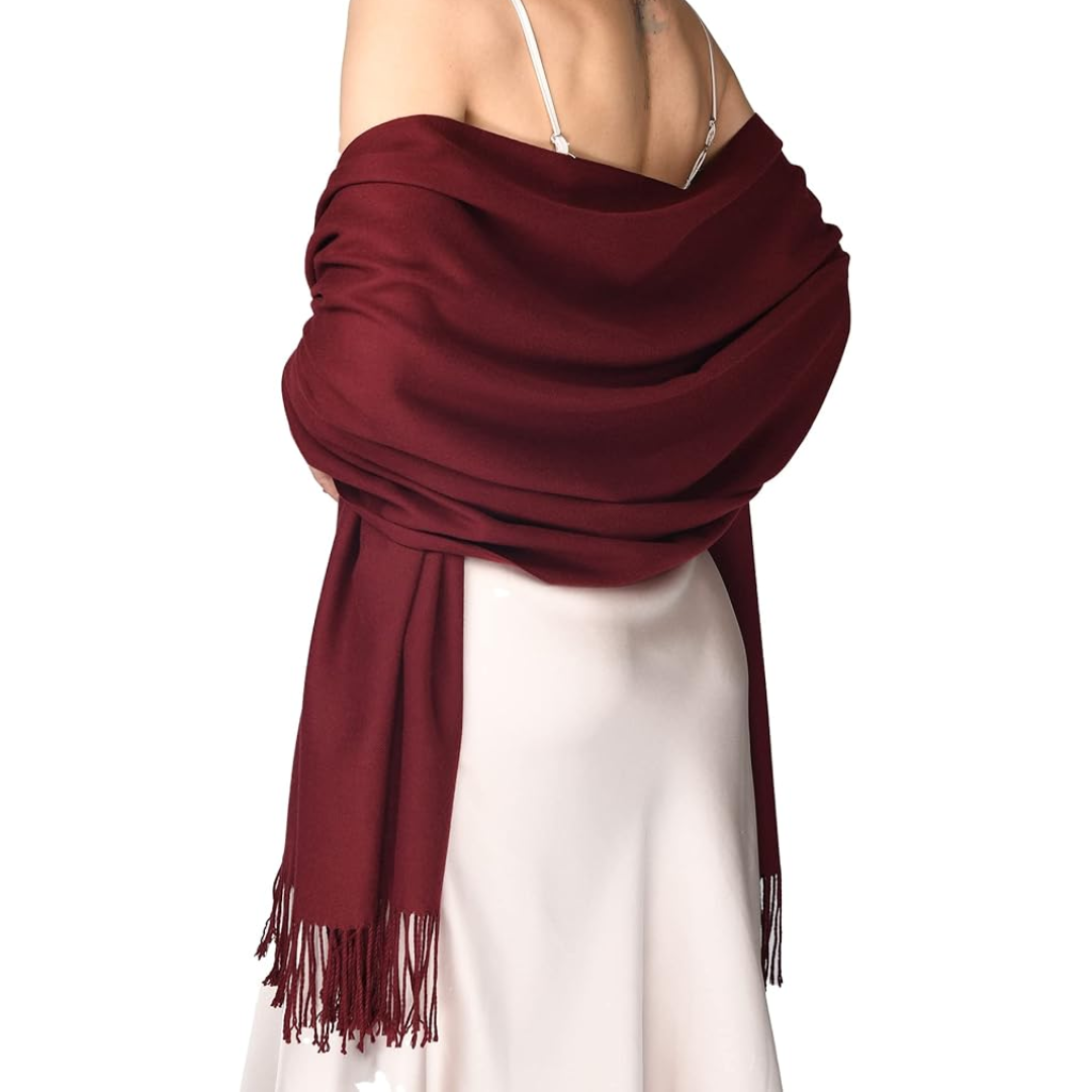 Soft Ladies Silk Wrap Scarf - Pexav