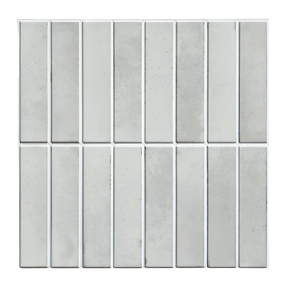 Trendy Self-Adhesive Wall Panels - PeelLux-Gray-Nora Luxe