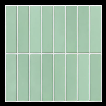 Trendy Self-Adhesive Wall Panels - PeelLux-Light green-Nora Luxe