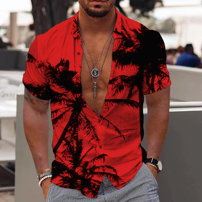 Hawaiian Floral Summer Shirt for Men - Pexav