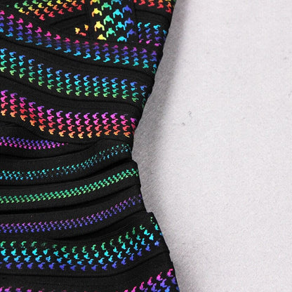 Trendy Striped Bodycon Mini Dress for Women – Liana-S-Nora Luxe