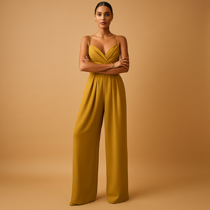 Women’s trendy summer jumpsuit with adjustable straps and breathable fabric. Perfect for summer parties, casual outings, and stylish evenings.
