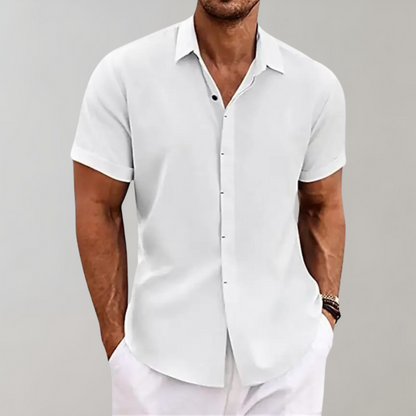 Trendy Summer Men's Shirt - Victor-White-S-State of Style