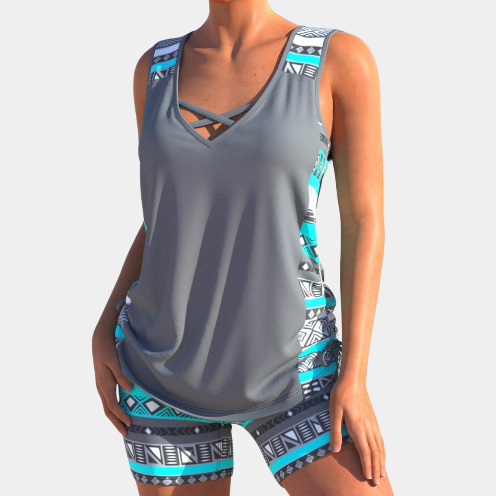 Fashionable Swimsuit Tankini - Pexav