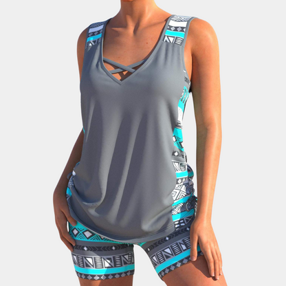 Fashionable Swimsuit Tankini - Pexav