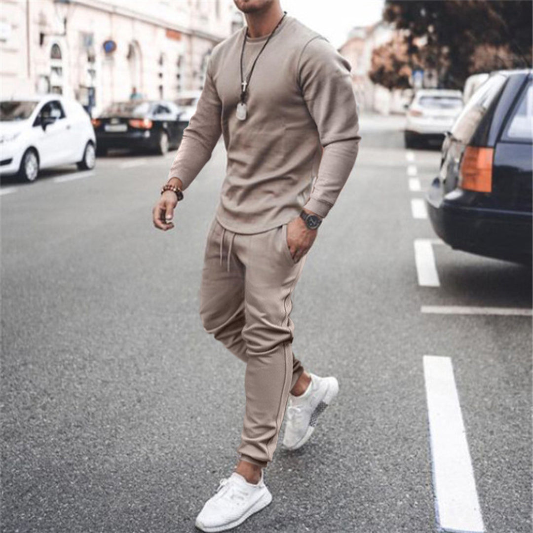 Trendy Tracksuit for Men - Mason-Khaki-S-Nora Luxe
