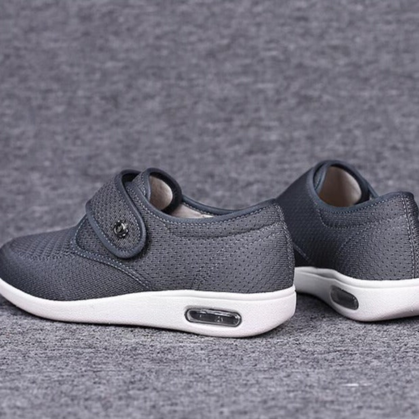 Trendy Wide Diabetic Shoes - Anika-Gray-4.0-Nora Luxe