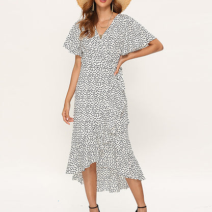 Trendy Wrap Dress - Seraphina-Black-S-Nora Luxe