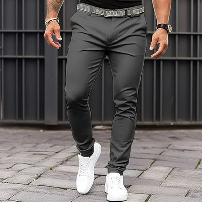Men's Slim Fit Formal Trousers - Olytrend