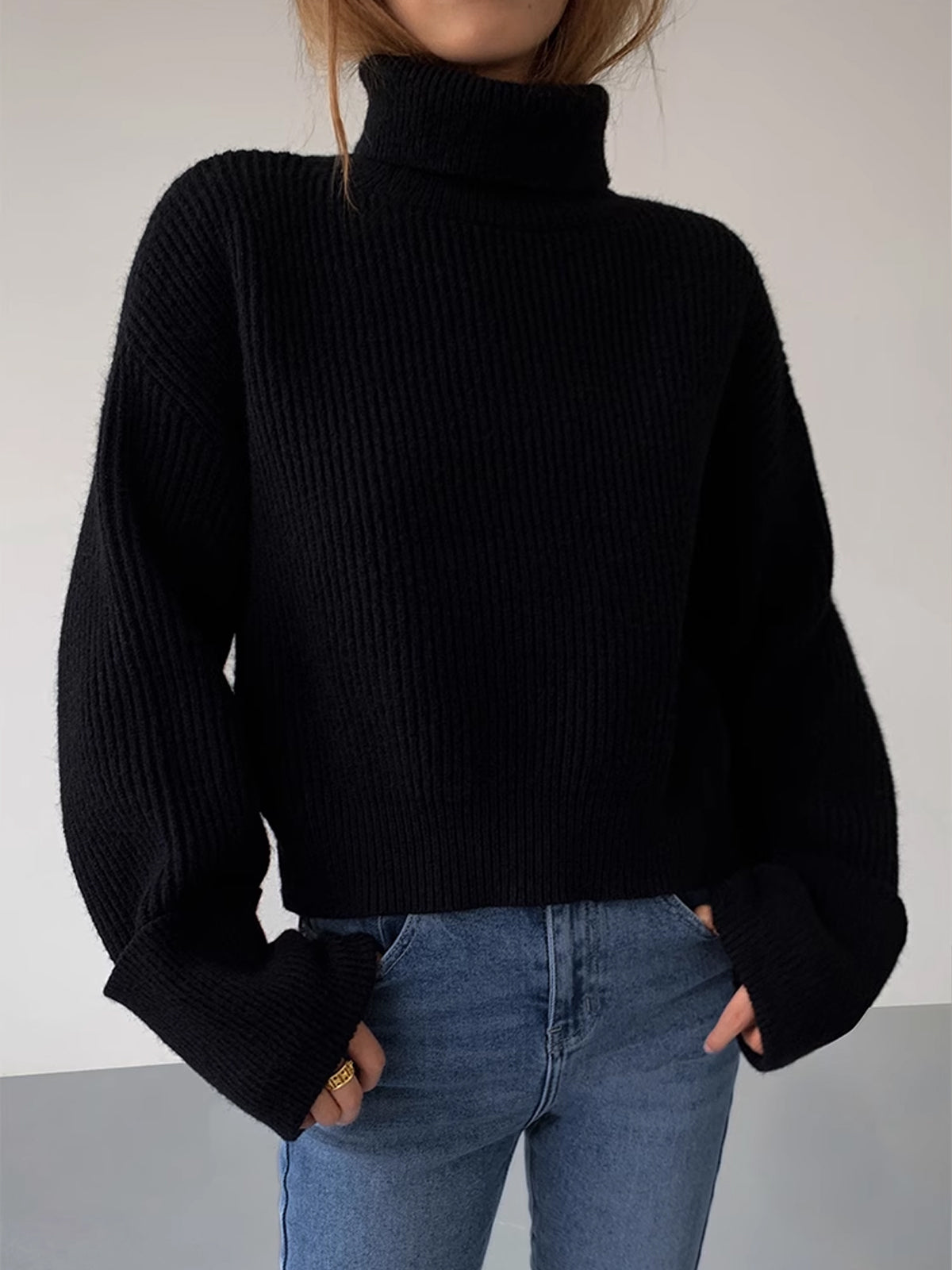 Cozy Crew Neck Winter Sweater