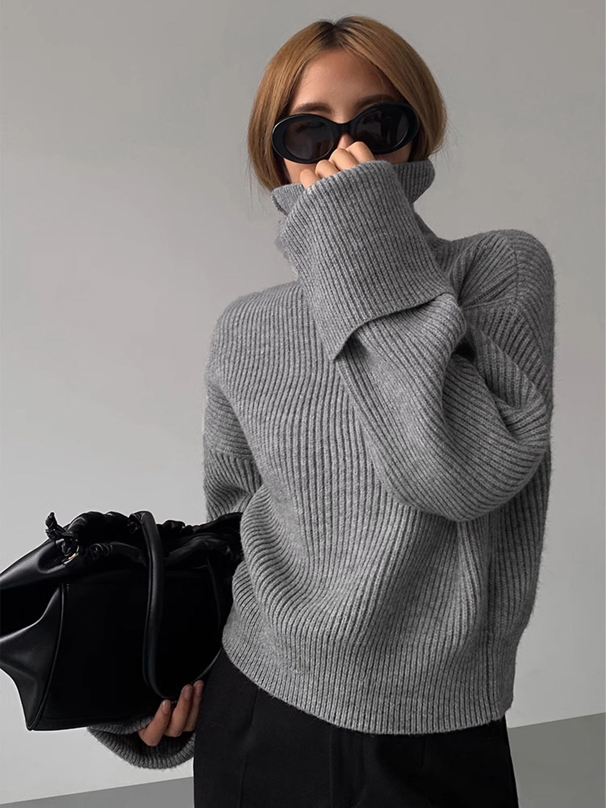 Cozy Crew Neck Winter Sweater