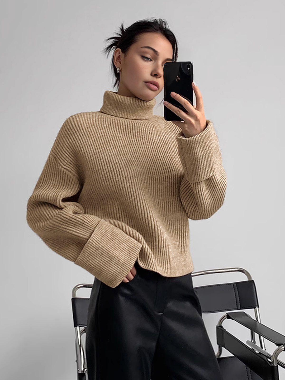 Cozy Crew Neck Winter Sweater