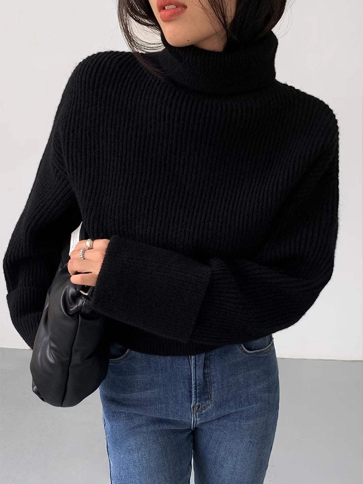 Cozy Crew Neck Winter Sweater