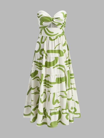 Flirty Ruffle Off Shoulder Party Dress - Pexav