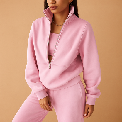 Women's Comfortable 2 Piece Tracksuit Set - Nocini