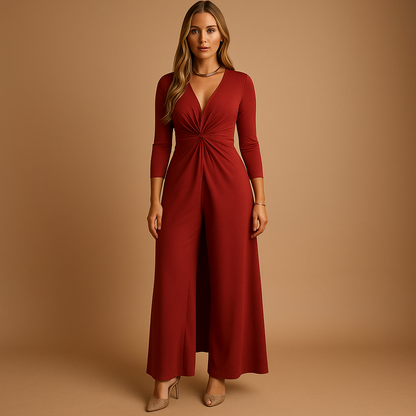Women’s two-piece loungewear set with relaxed fit top and pants, perfect for home, casual outings, and everyday comfort.