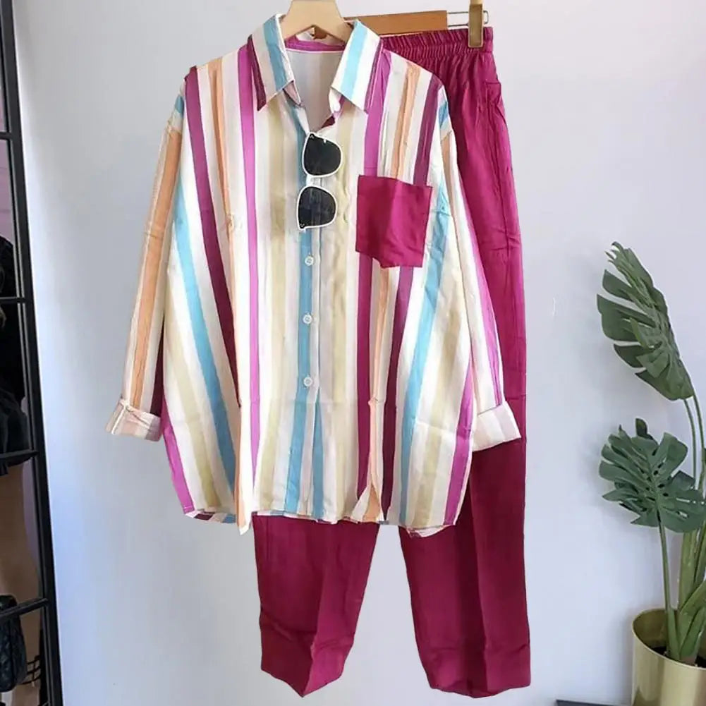 Relaxed Linen Pants and Top Set - Pexav