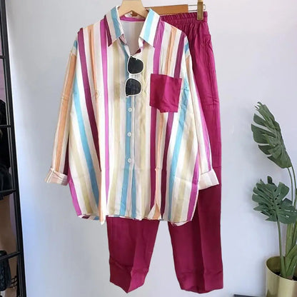 Relaxed Linen Pants and Top Set - Pexav