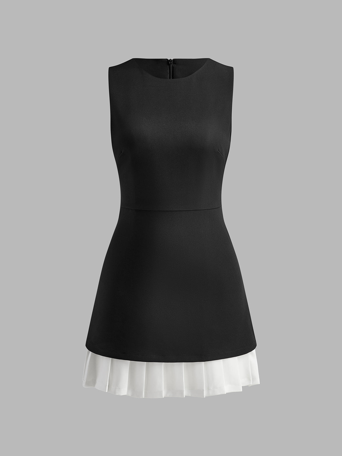 Colorblock Ruffled Mini Summer Dress