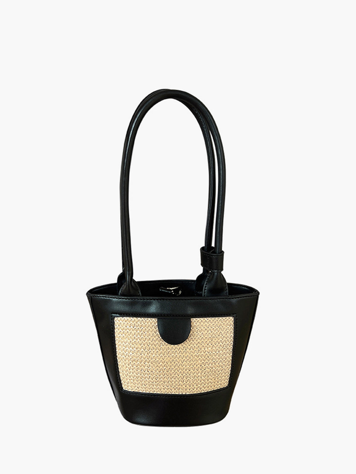 Colorful Fabric Shopper Tote Bag