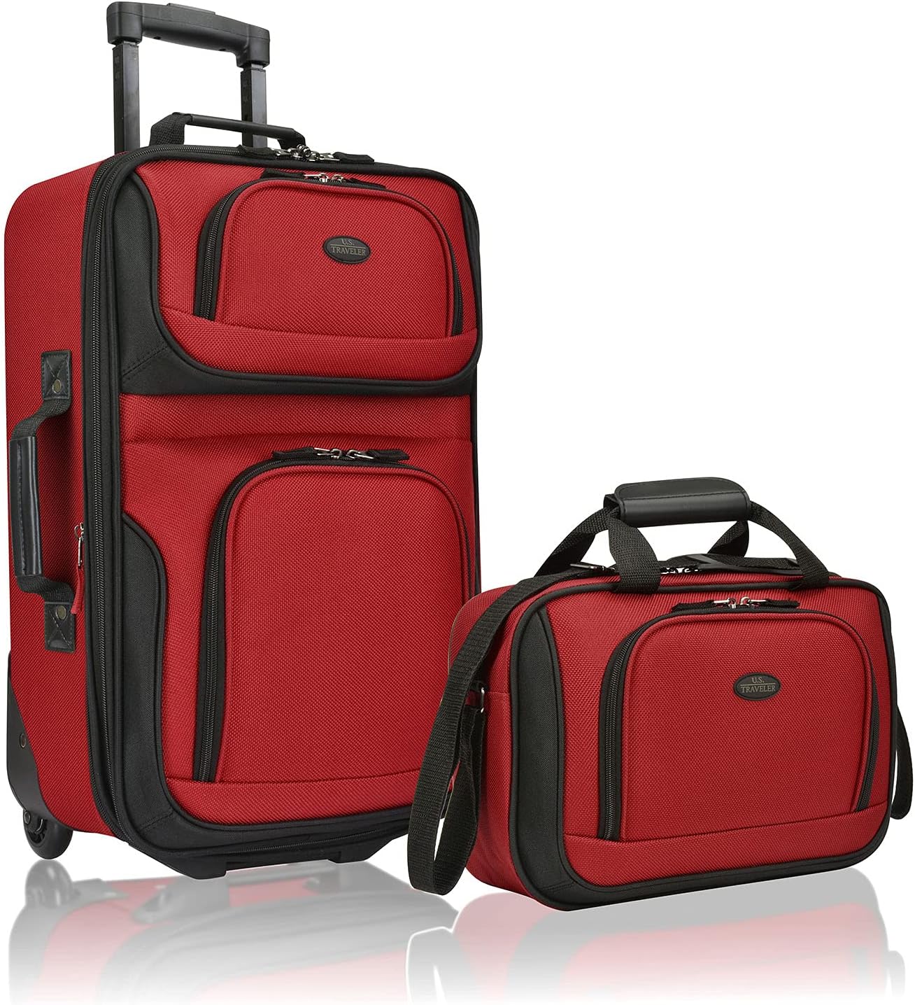 Lightweight 2-Piece Expandable Carry-On Luggage Set