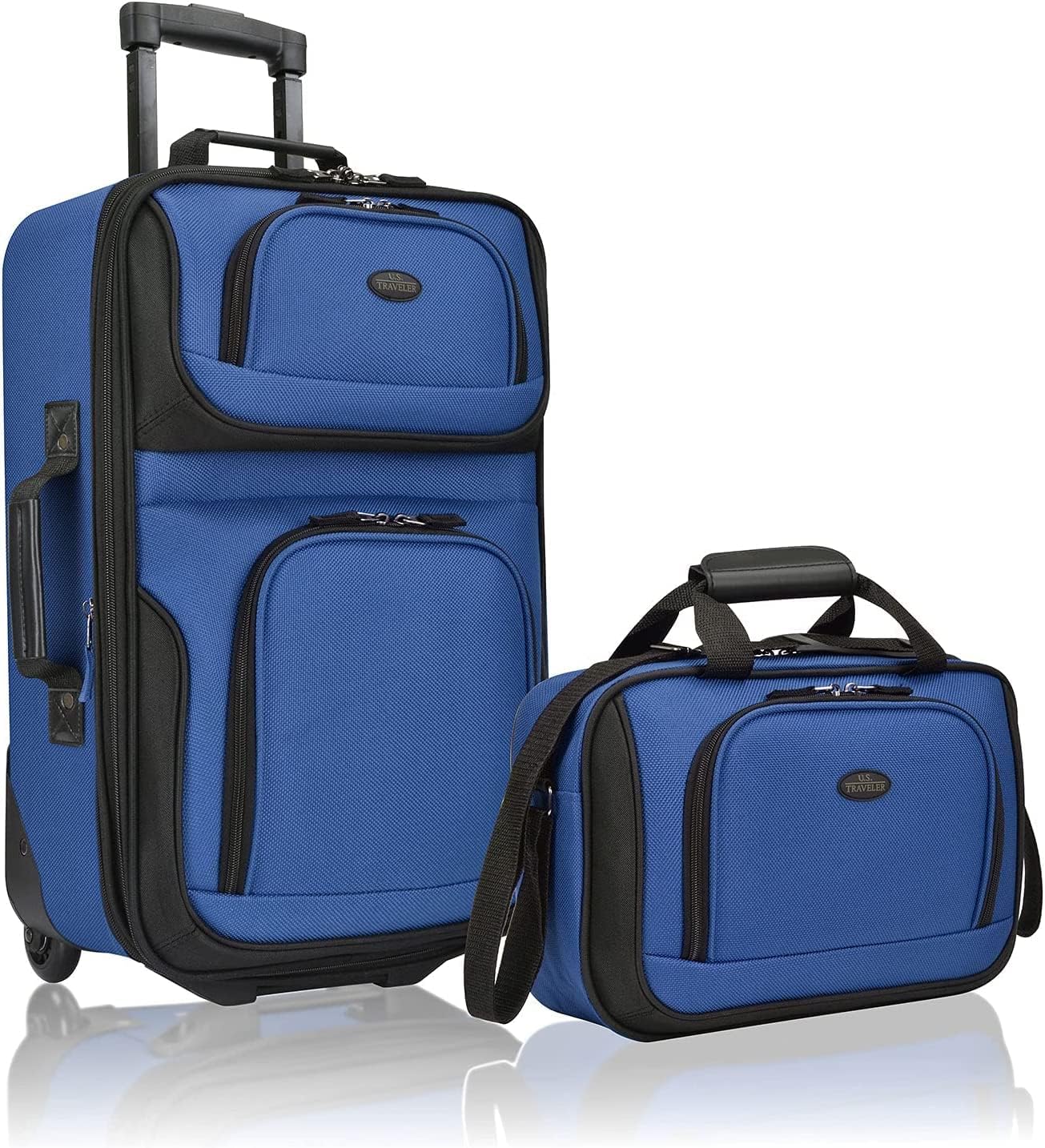 Lightweight 2-Piece Expandable Carry-On Luggage Set